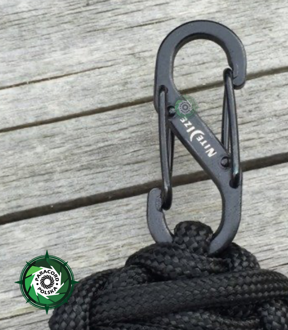 Brelok Nite Ize S-Biner KeyRing Steel Black 1 szt.