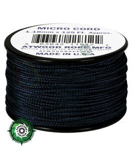 Szpulka linki Micro Cord o długości 38,1 metra, kolor: Navy - mocna poliestrowa linka o średnicy 1,18 mm.