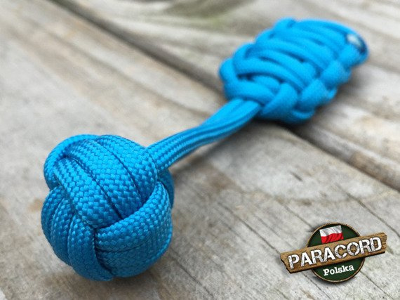 Brelok survivalowy Monkey's Fist "Pięść Małpy", kolor "Blue"