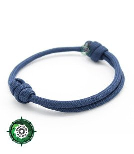 Bransoleta z Paracordu typ "Navy Light" z regulowanym obwodem.