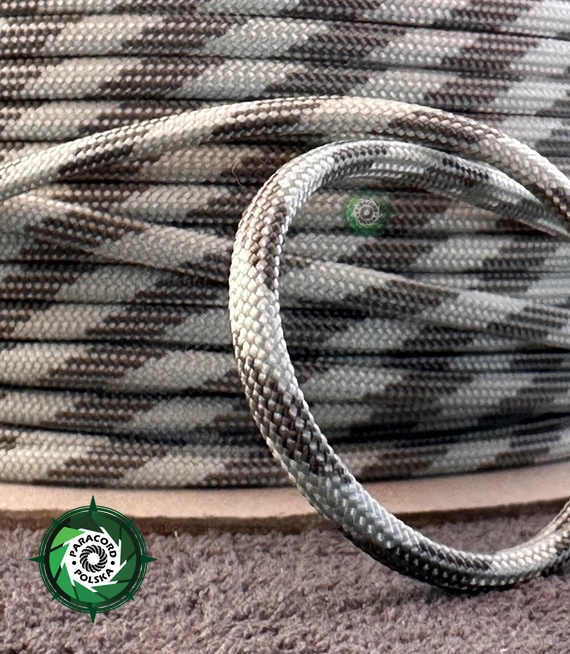 Paracord 550, kolor: Greyscale - linka spadochronowa z siedmioma rdzeniami