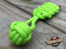 Brelok survivalowy Monkey's Fist "Pięść Małpy", kolor "Fluor green"
