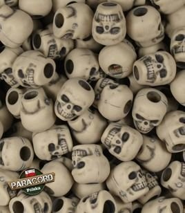 Czaszka akrylowa, kolor: Coyote Brown, przeznaczona do wyrobów z Paracordu