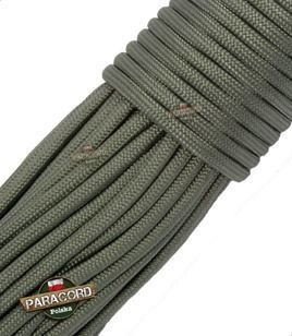 Paracord 550, kolor: Dark Grey - linka spadochronowa z siedmioma rdzeniami