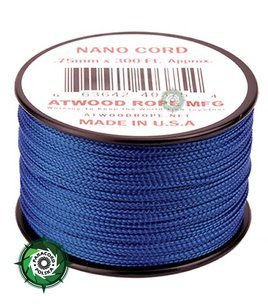 Szpulka linki Nano Cord o długości 91,45 metra, kolor: Royal Blue - mocna poliestrowa linka o średnicy 0,75 mm.