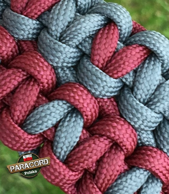 Bransoleta z Paracordu typ "Advanced X-Cobra" na klamrze typu: Fastex 20 mm