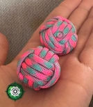 Ciężkie kule Baoding z paracordu | Rehabilitacja dłoni. Ręcznie wykonane kule medytacyjne | Narzędzie do relaksu i redukcji stresu