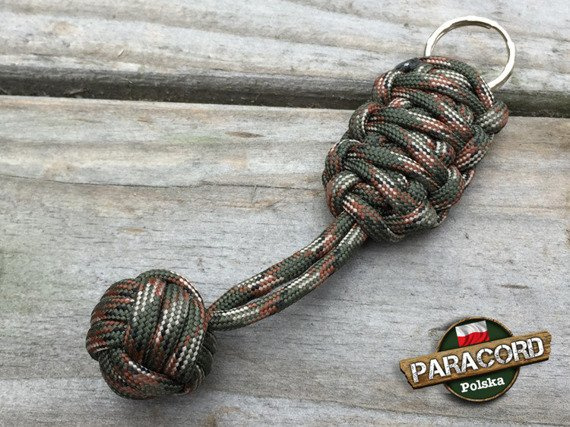 Brelok survivalowy Monkey's Fist "Pięść Małpy", kolor "Army green camo"