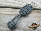 Brelok survivalowy Monkey's Fist "Pięść Małpy", kolor "Gun metal"