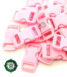Solidna Oryginalna Plastikowa Klamra typu Fastex 3/8" 10 mm - Pink