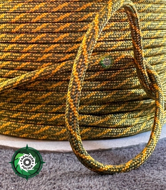 Paracord 550 Typ III, kolor: Roller Coyote Camo- linka spadochronowa z siedmioma rdzeniami