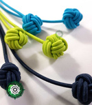 Węzłowa Zakładka Monkey Fist z paracordu dla książek i nie tylko