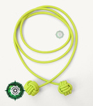 Węzłowa Zakładka Monkey Fist z paracordu dla książek i nie tylko