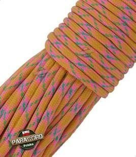 Paracord 550, kolor: Pink Honey Camo - linka spadochronowa z siedmioma rdzeniami