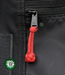 Paracord Zipper-Pull o splocie "Diamond" długość 60-65 mm.