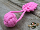 Brelok survivalowy Monkey's Fist "Pięść Małpy", kolor "Pink"