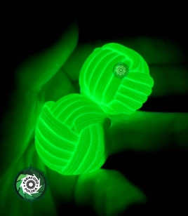 Ciężkie kule Baoding z paracordu | Rehabilitacja dłoni. Ręcznie wykonane kule medytacyjne | Narzędzie do relaksu i redukcji stresu