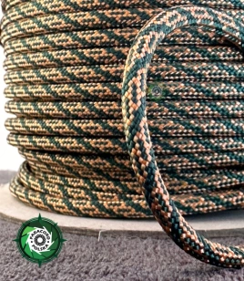 Paracord 550 Typ III, kolor: Army Green Coyote Snake - linka spadochronowa z siedmioma rdzeniami