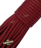 Paracord 550, kolor: Dark red - linka spadochronowa z siedmioma rdzeniami