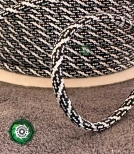 Paracord 550 Typ III, kolor: Black White Roller - linka spadochronowa z siedmioma rdzeniami