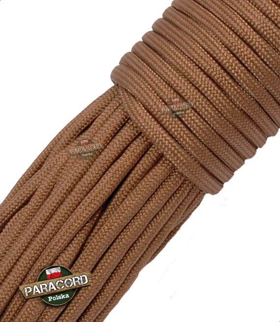 Paracord 550, kolor: Khaki - linka spadochronowa z siedmioma rdzeniami