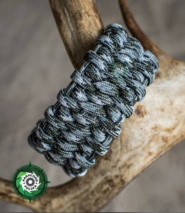 Bransoleta z Paracordu typ "Fishtrip", kolor: "Urban Camo"
