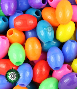 Koralik Neonowy Owalny, przeznaczona do wyrobów z Paracordu