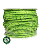 Szpulka linki Paracord P3 Cord. 50 metrów. Kolor: Fluor green reflective - mocna poliestrowa linka o średnicy 2,5 mm.