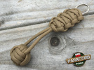 Brelok survivalowy Monkey's Fist "Pięść Małpy", kolor "Brown"
