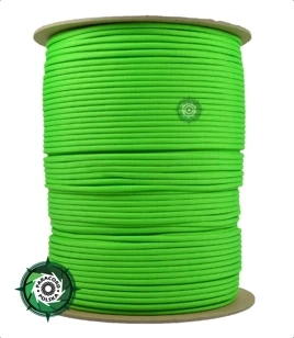 Szpula linki Paracord 550 o długości 304,8 metra, kolor: Fluor green