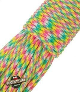 Paracord 550, kolor: Funny Day - linka spadochronowa z siedmioma rdzeniami