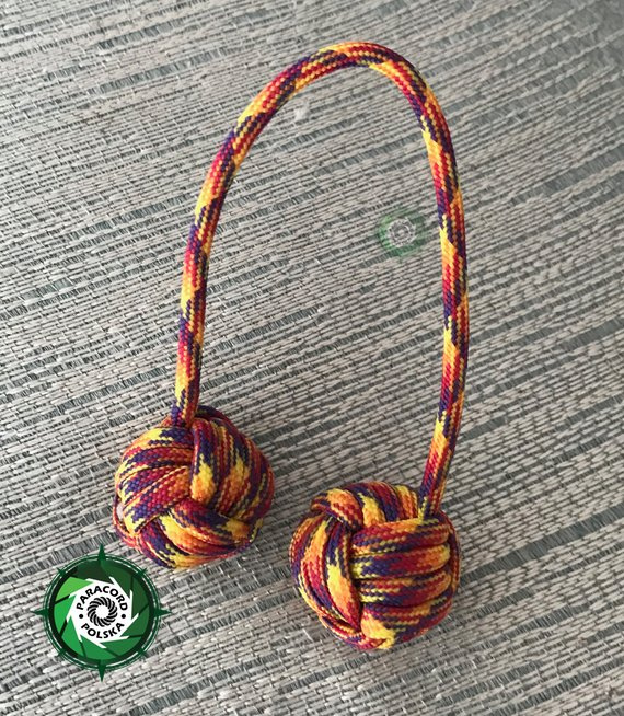 Begleri - ręcznie wykonane kulki do trików z linki spadochronowej Paracord