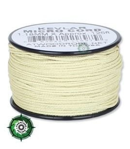 Szpulka linki Micro Cord o długości 38,1 metra, kolor: Kevlar - mocna poliestrowa linka o średnicy 1,18 mm.