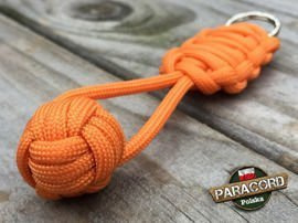 Brelok survivalowy Monkey's Fist "Pięść Małpy", kolor "Orange Yellow"