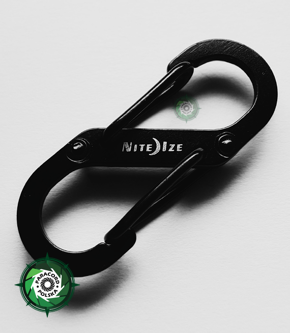 Brelok Nite Ize S-Biner KeyRing Steel Black 1 szt.