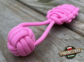 Brelok survivalowy Monkey's Fist "Pięść Małpy", kolor "Pink"