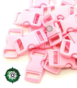 Solidna Oryginalna Plastikowa Klamra typu Fastex 3/8" 10 mm - Pink