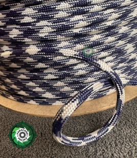 Paracord 550, kolor: Navy White - linka spadochronowa z siedmioma rdzeniami