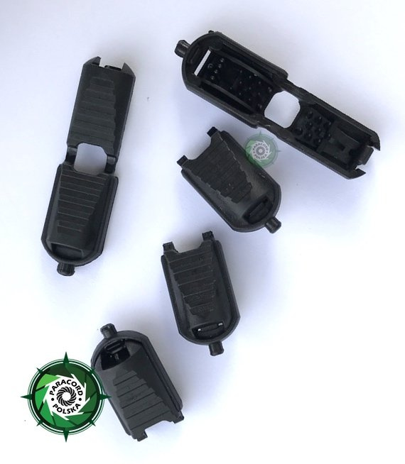 Klamerka plastikowa Zipp v2, mini kształt, 20 mm x 12 mm x10 mm