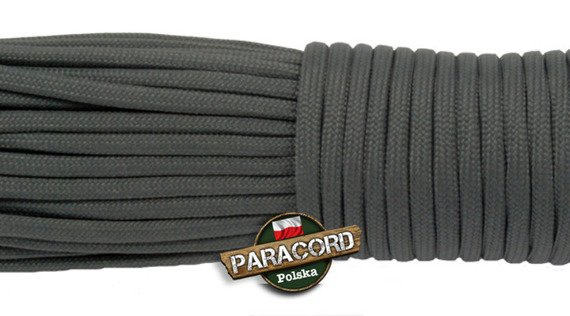 Bransoleta z Paracordu typ "X-Cobra" na klamrze z wbudowanym gwizdkiem, krzesiwem i blachą, Kolor "Gun metal - Fluor green"