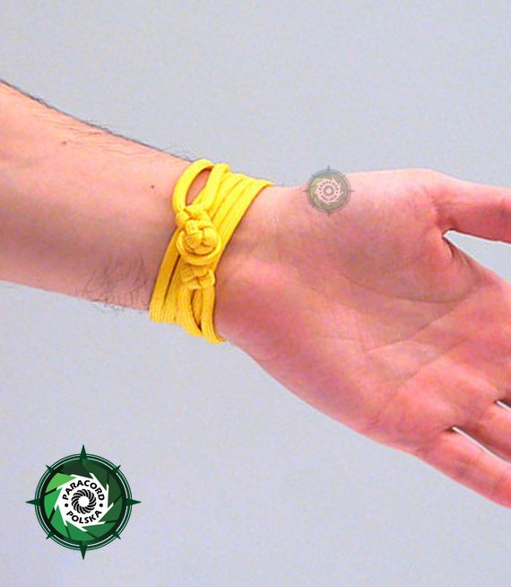 Bransoleta z Paracordu typ "Angel Light", kolor: "Yellow"