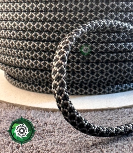 Paracord 550 Typ III, kolor: Black White Snake - linka spadochronowa z siedmioma rdzeniami