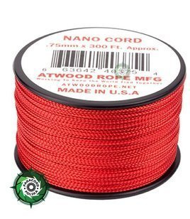 Szpulka linki Red o długości 91,45 metra, kolor: Red - mocna poliestrowa linka o średnicy 0,75 mm.