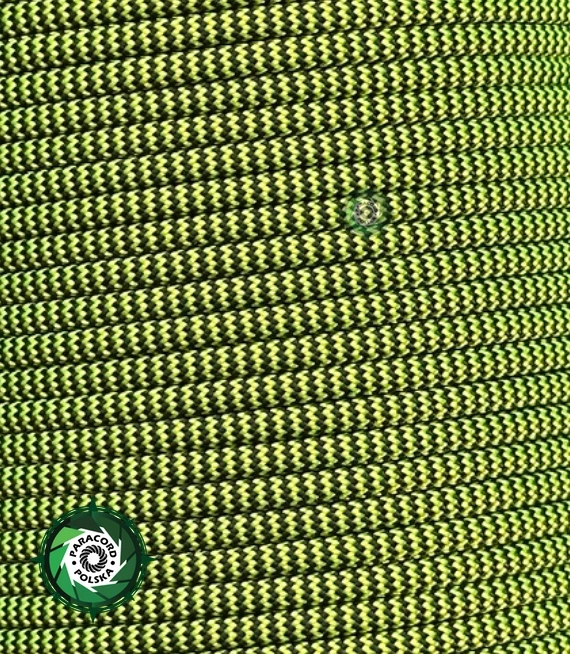 Paracord 550 Typ III, kolor: Bazooka Yellow - linka spadochronowa z siedmioma rdzeniami