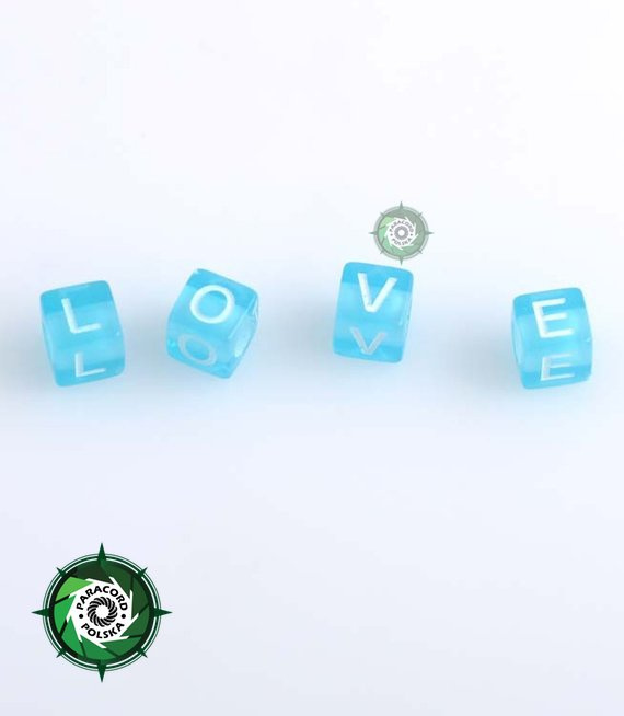 Litery tłoczone kwadratowe 6 mm przeznaczone do wyrobów z Paracordu