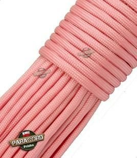 Paracord 550, kolor: Pink - linka spadochronowa z siedmioma rdzeniami