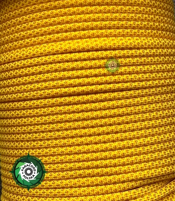 Paracord 550 Typ III, kolor: Bazooka Yellow Pollen - linka spadochronowa z siedmioma rdzeniami