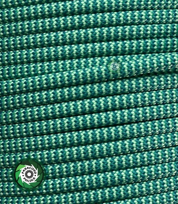Paracord 550 Typ III, kolor: Bazooka Double Green - linka spadochronowa z siedmioma rdzeniami