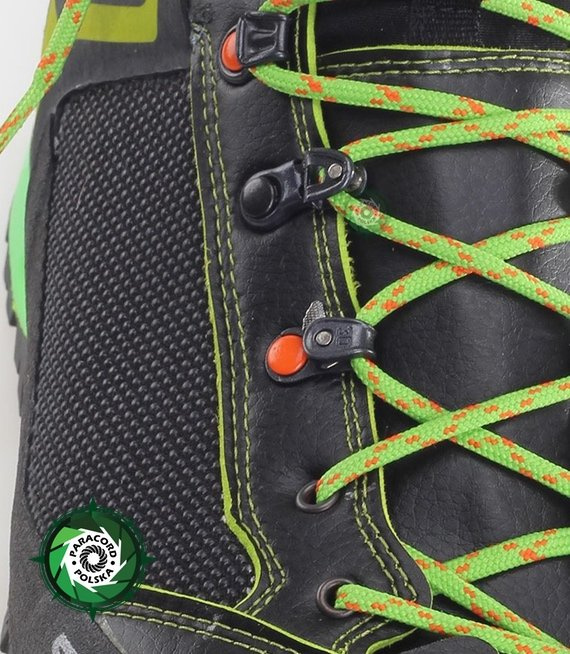 Metalowe koncówki do sznurowadeł z Paracordu kolor:"Gun Black"