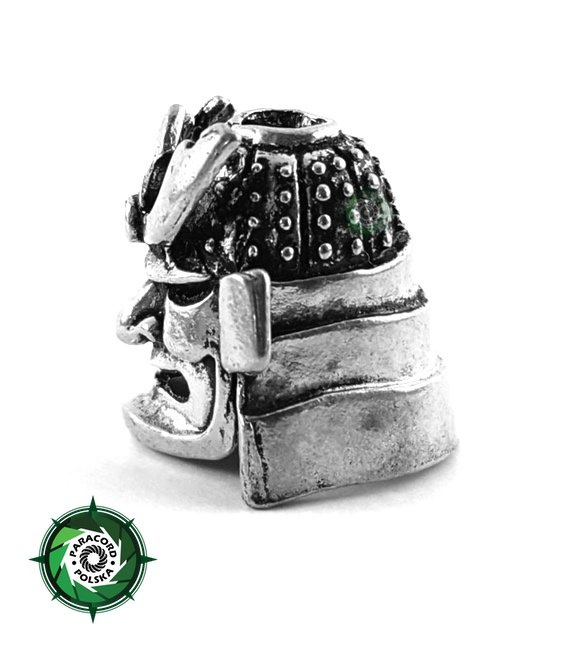 Samurajska zawieszka duża ze stopu metalu przeznaczona do wyrobów z Paracordu